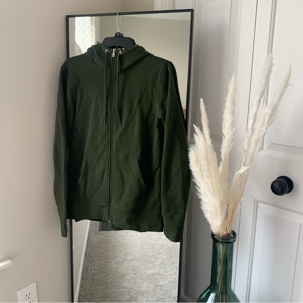 High Neck Zip Hoodie
